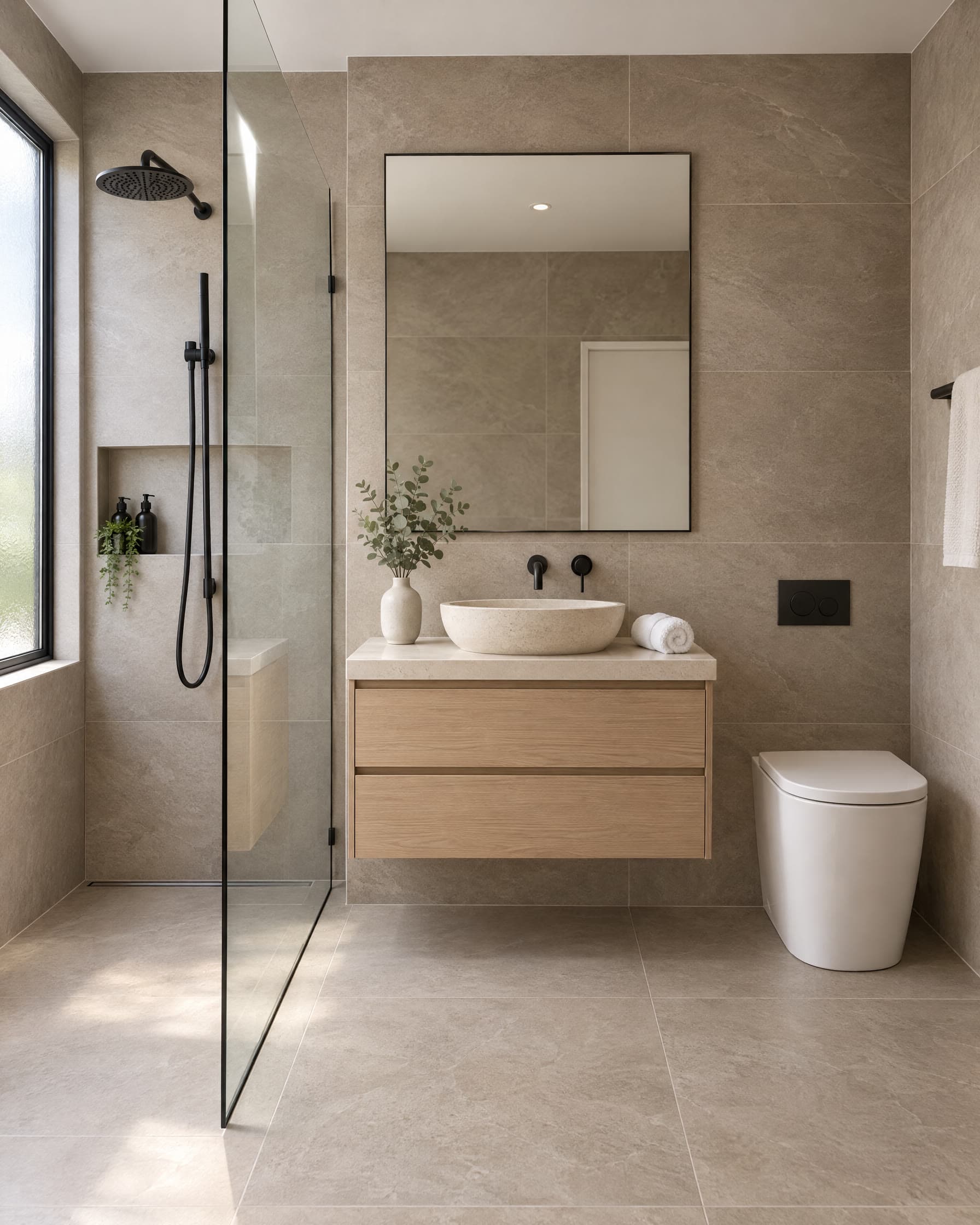 Bathrooms cleaned by Bright N Shine